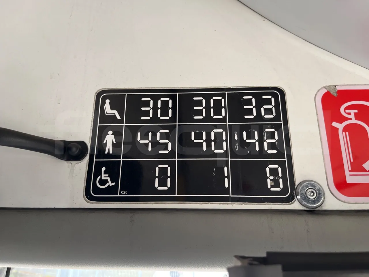 Solaris Urbino 12 - Euro6 - 240kW - 12mt - seat plate photo