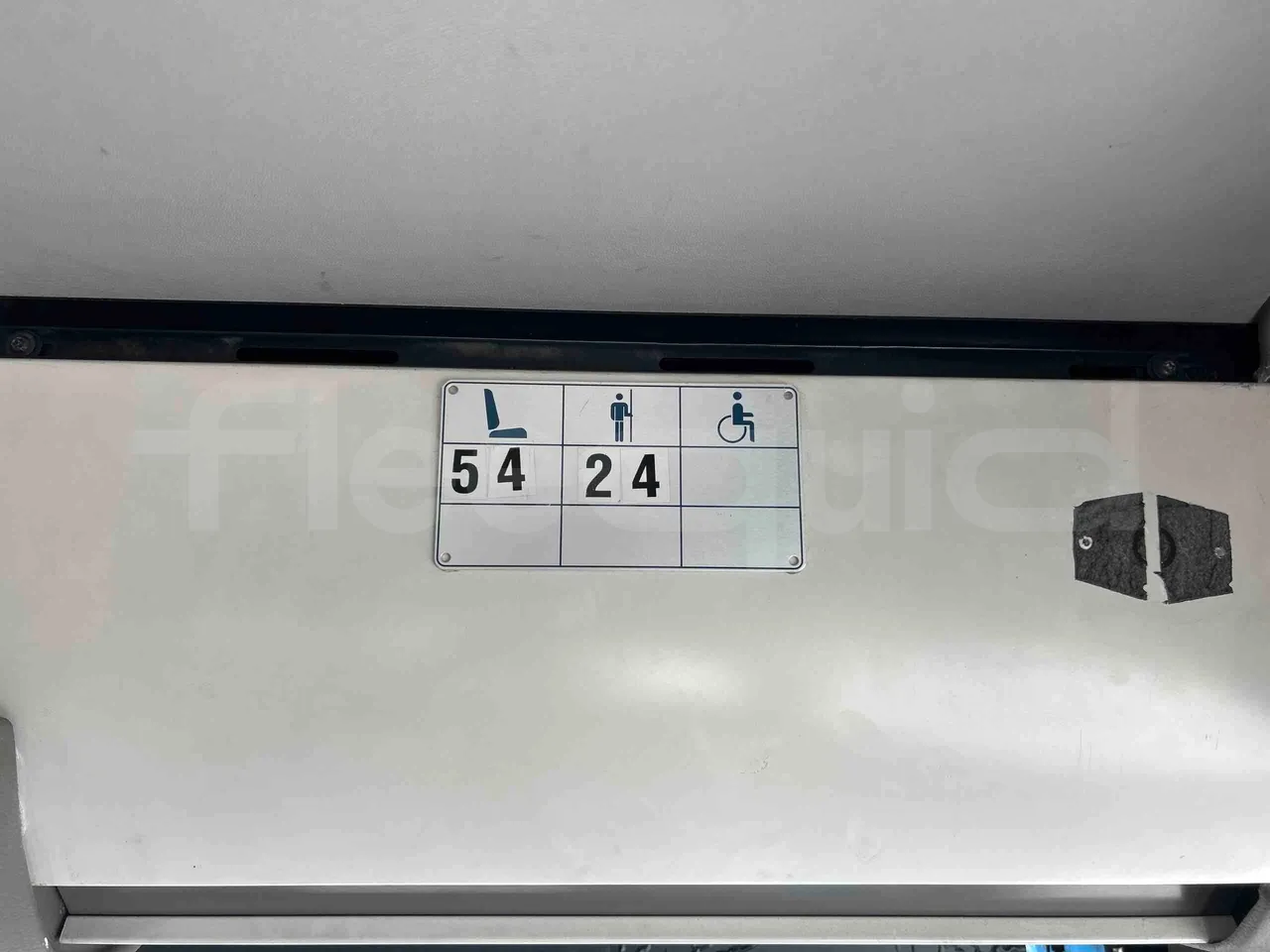 Irisbus Arway SFR160 - Euro5 - 280kW - 11.990mt - seat plate photo
