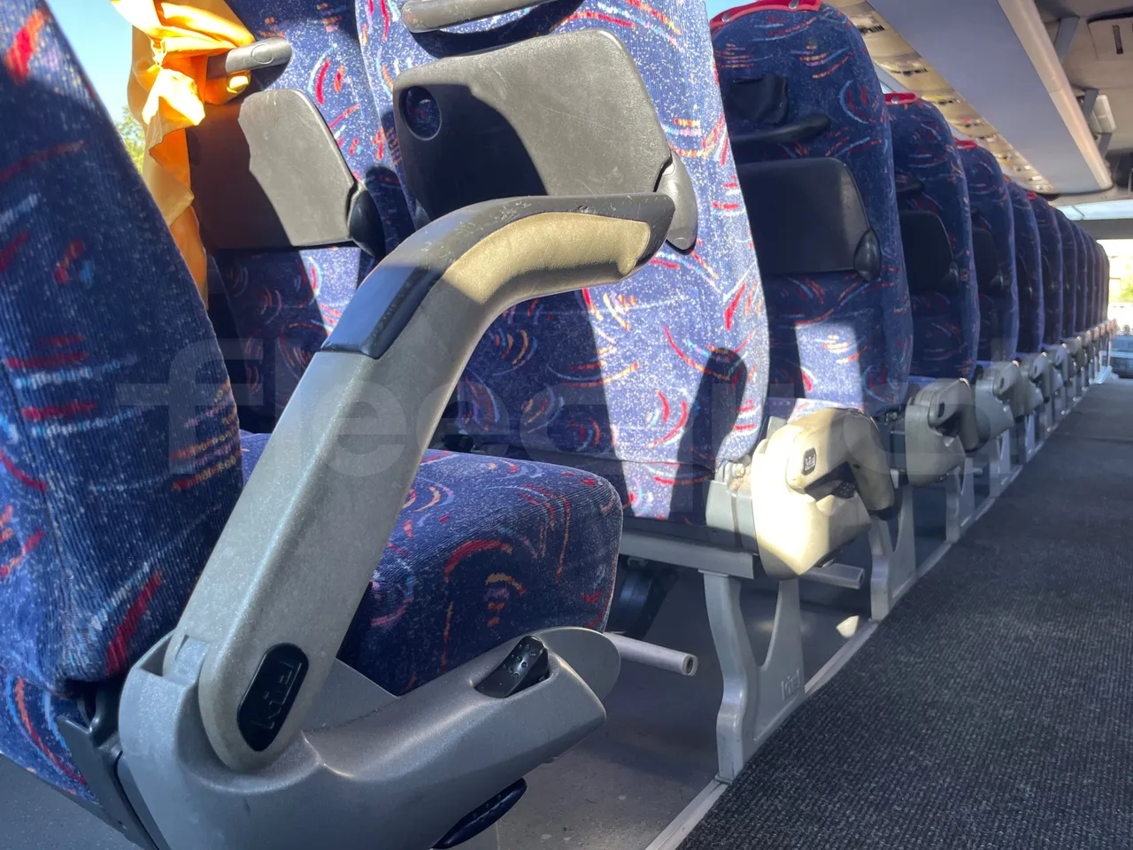 Man Lion's Coach AG R07 - EUR3 - 301kW - 12m -  D2866 LOH34 - armrest detail photo