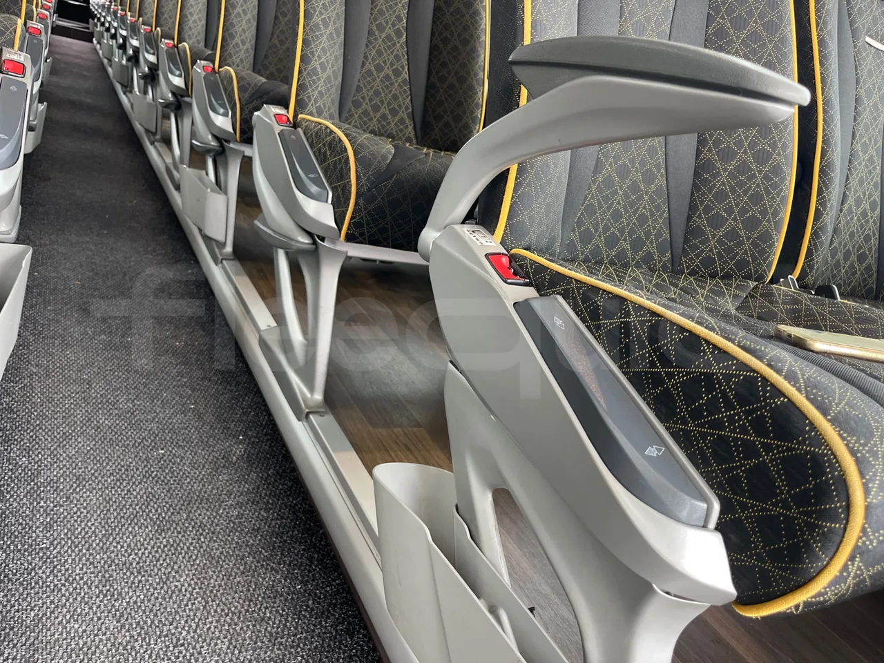 Setra S517 - armrest detail photo