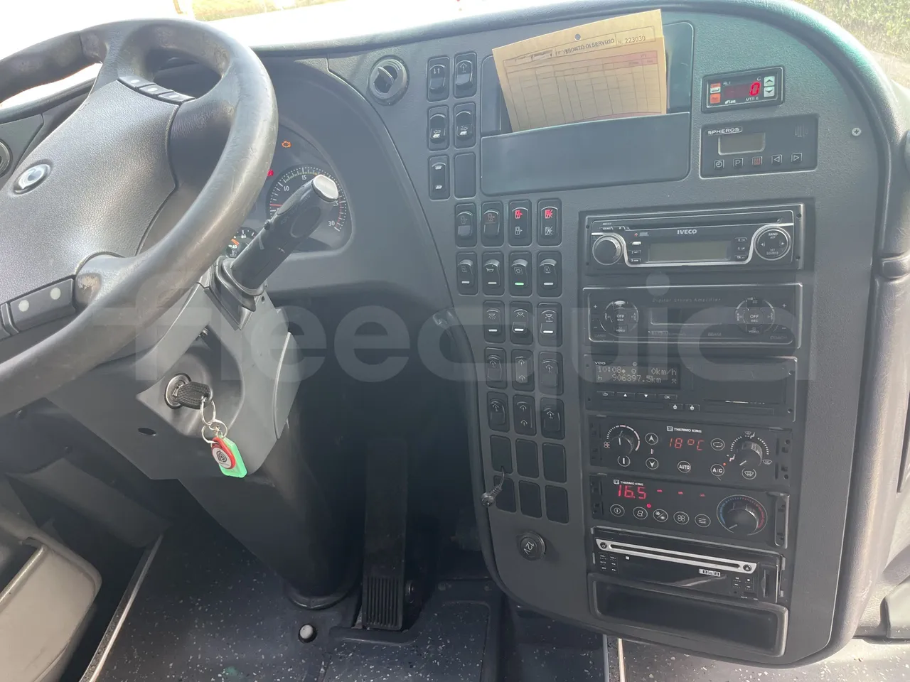 Iveco Domino - buttons panels on
