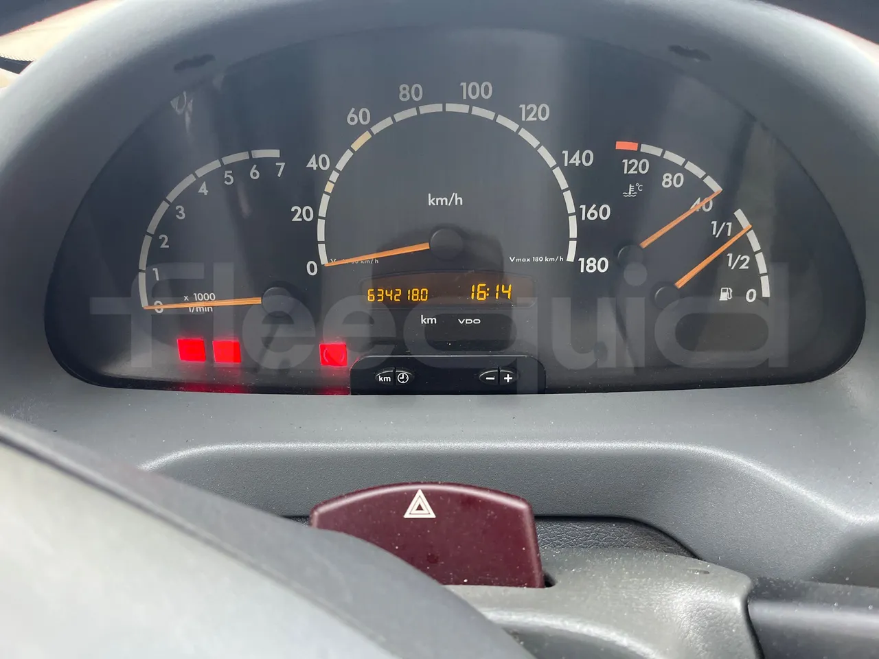 Mercedes-Benz Sprinter AGMB 413CDI - Euro 3 - 95 kW - 6.595 mt - dashboard lights on