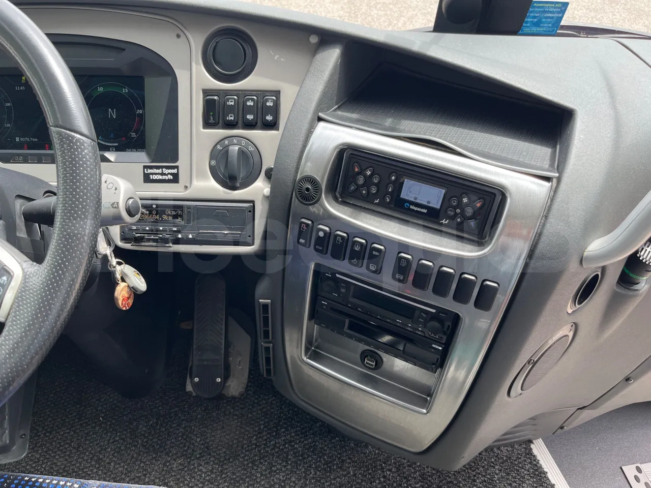 Irizar Daf - command unit indicators