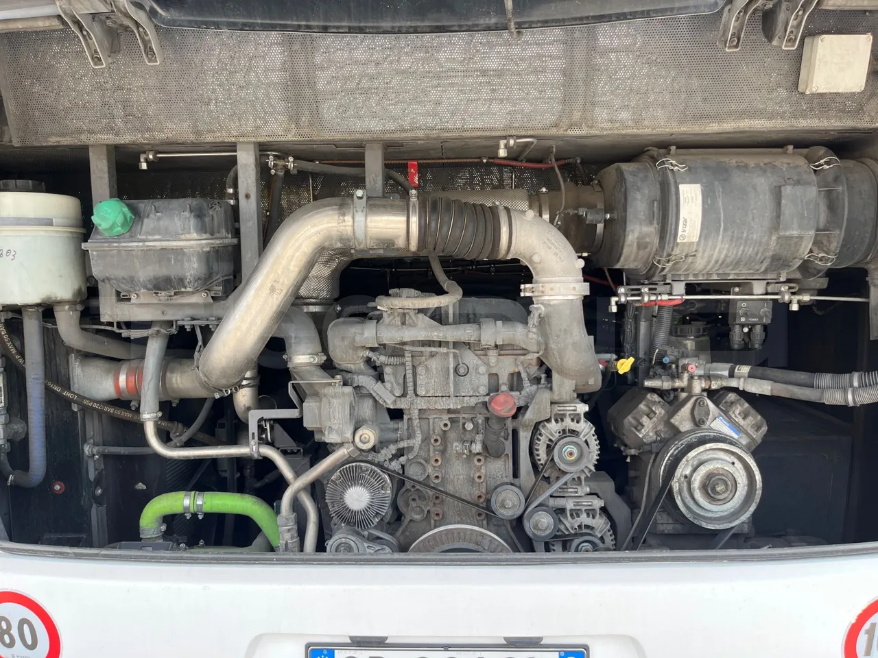 Irizar Daf - rear hatch open