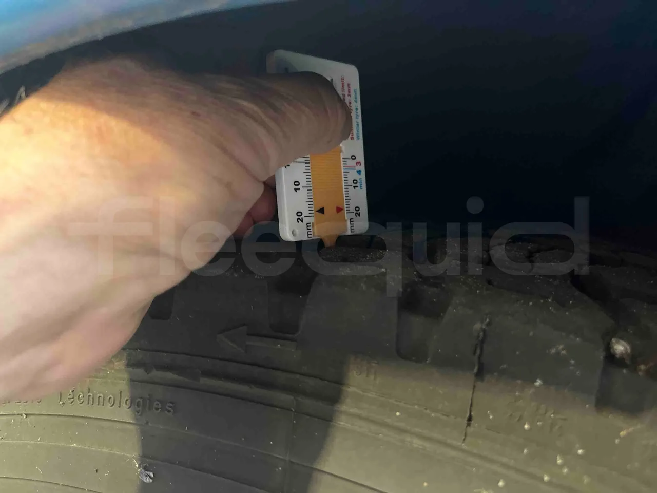 Iveco Crossway - Third Axle Left Side: Tyre Tread