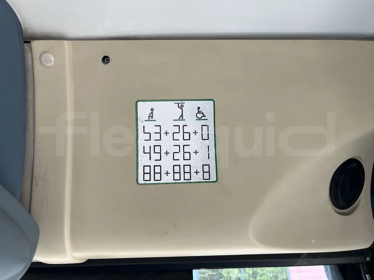 Iveco Crossway - Seats Plate