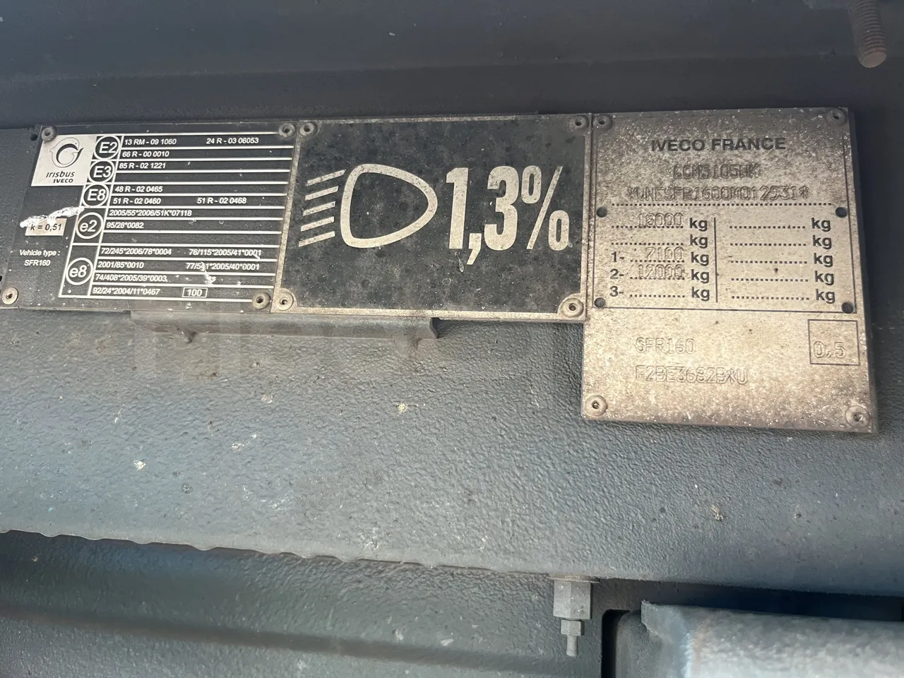 Iveco Crossway - Vehicle Plate