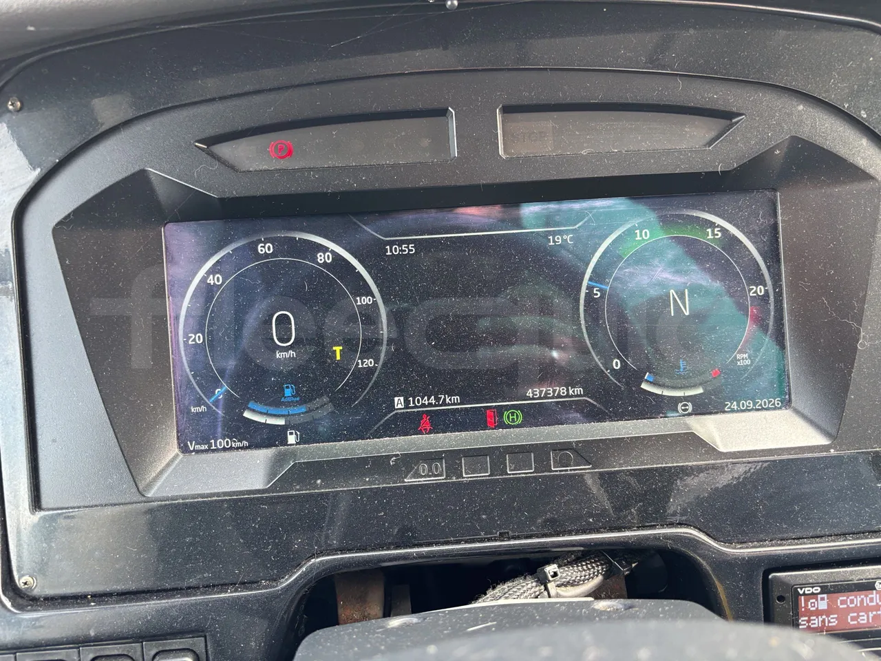Irizar i6 - Dashboard Engine On