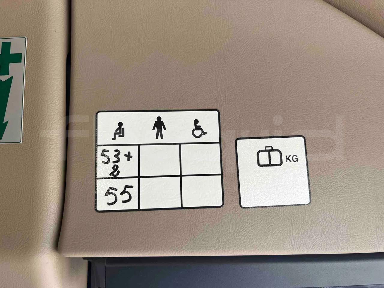 Iveco Magelys SFR2XX - EUR6 - 294kW - 12.265m - seat plate photo