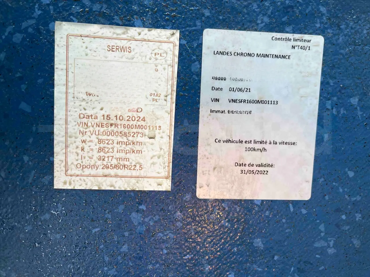 Irisbus Arway SFR160 -7A -  Euro4 - 243kW - 12.756mt - vehicle plate photo