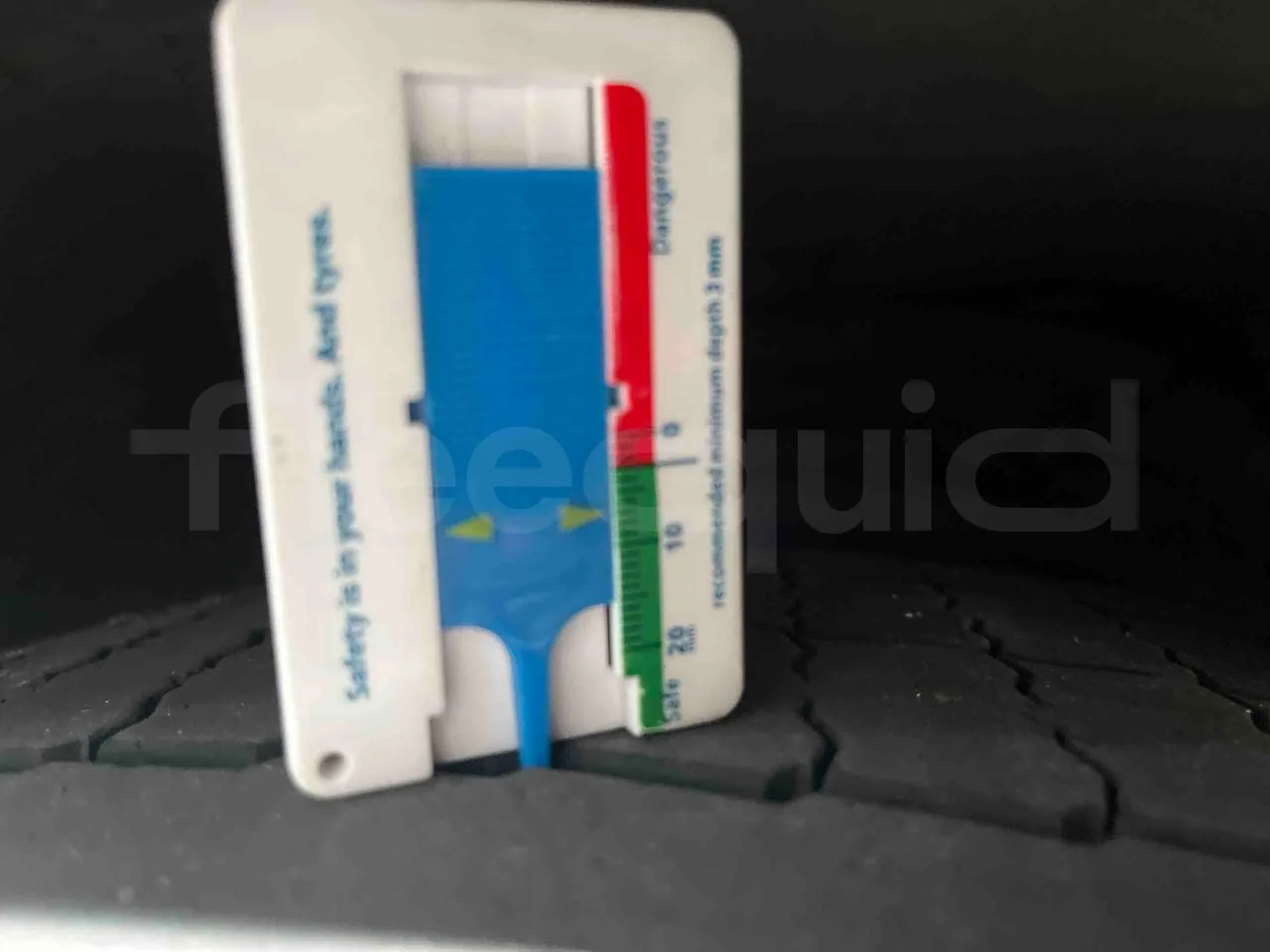Iveco Citelis - front left tire measurements