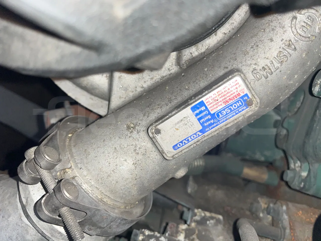 Volvo Beulas Glory B3RJ3C60C - Euro 6 - 345 kW - 14.600 mt - engine plate photo