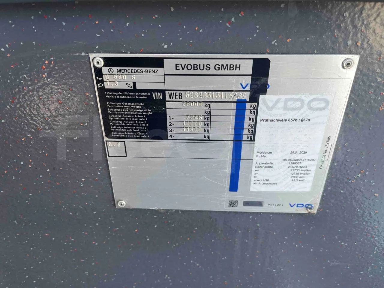 Mercedes-Benz Citaro G - Vehicle Plate