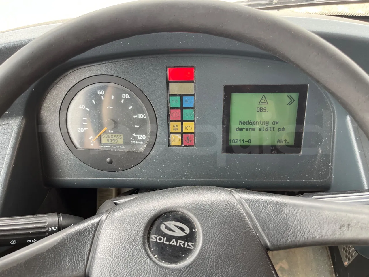 Solaris Urbino 12 - Euro6 - 240kW - 12mt - steering wheel photo