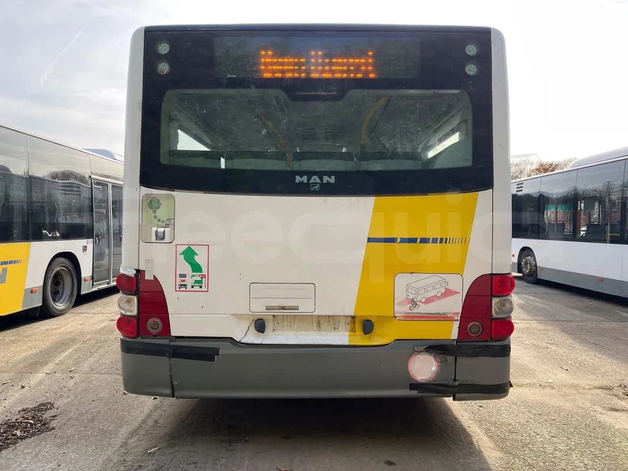 Man Lion's City A21 - EUR5 - 206kW - 11.980m - rear hatch closed