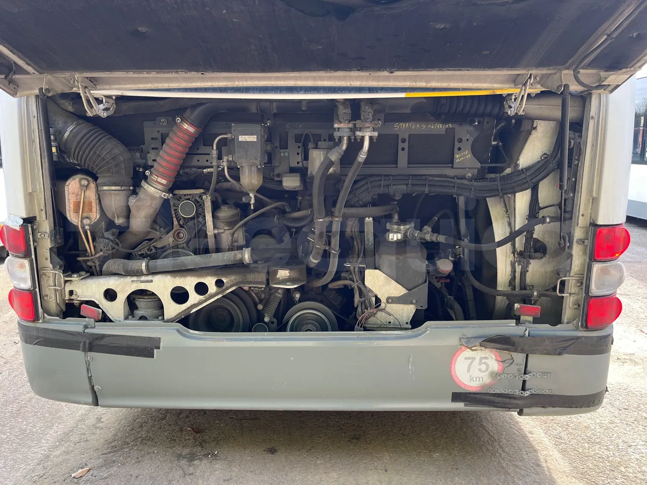 Man Lion's City A21 - EUR5 - 206kW - 11.980m - rear hatch open