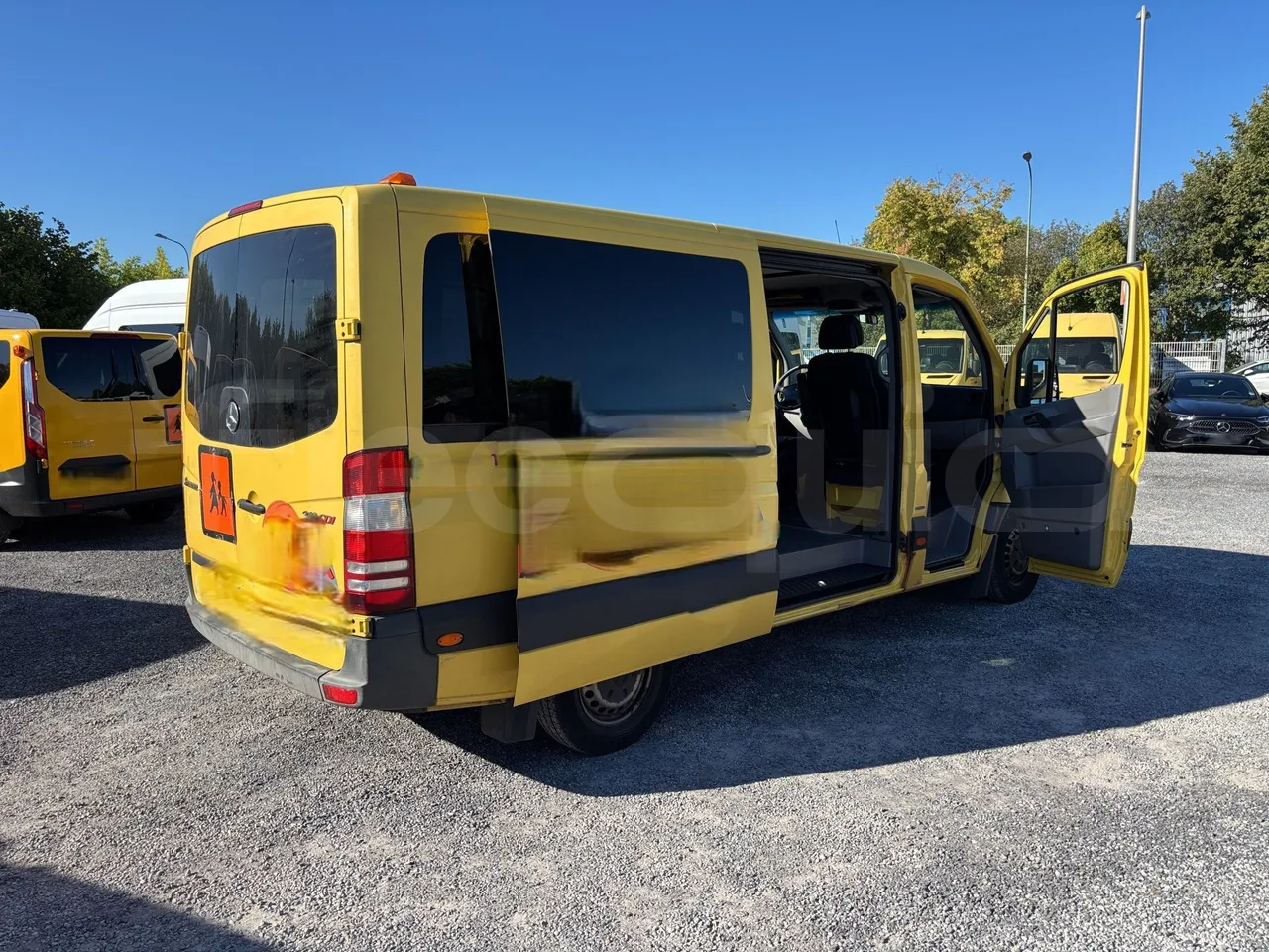 Mercedes-Benz Sprinter - 3/4 Rear Right Side Doors Open
