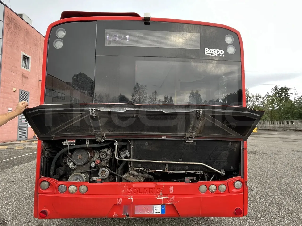 Solaris Urbino - platform code photo