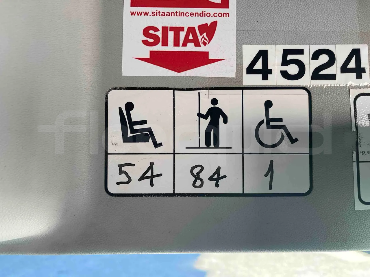 Mercedes-Benz Citaro O530G - Euro4 - 260kW - 17.940mt - seat plate photo