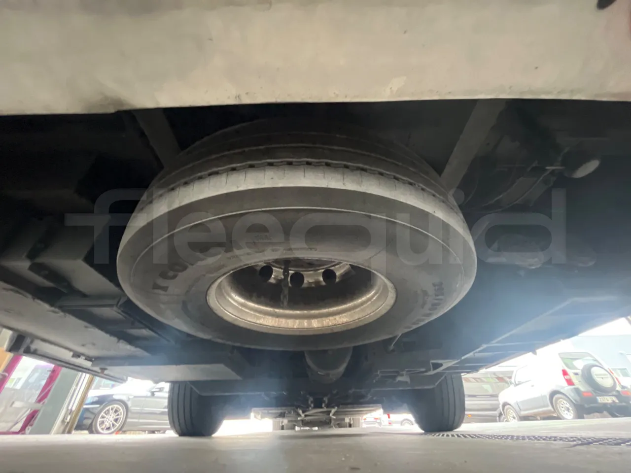 Scania Touring HD 3A8T33A - EUR6 - 331kW - 13.7m - front undercarriage from front