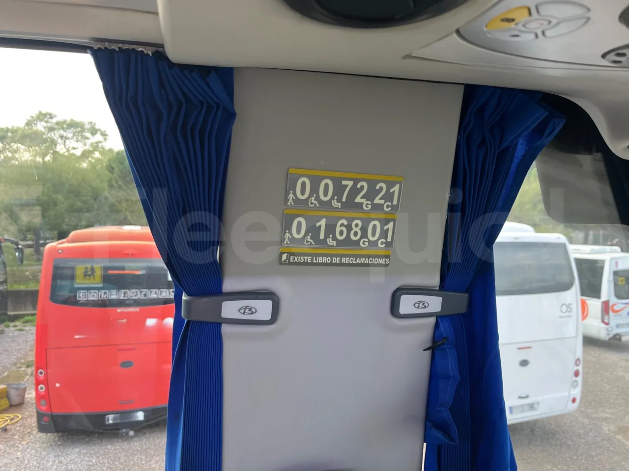 Beulas Man Glory B3RJ - Euro6 - 338kW - 14.600mt - seat plate photo