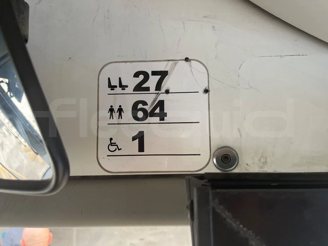 Solaris Urbino 12 - EUR5 - 188kW - 12m - seat plate photo