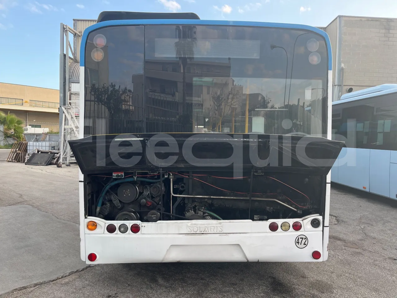 Solaris Urbino 12 - EUR5 - 188kW - 12m - rear hatch open