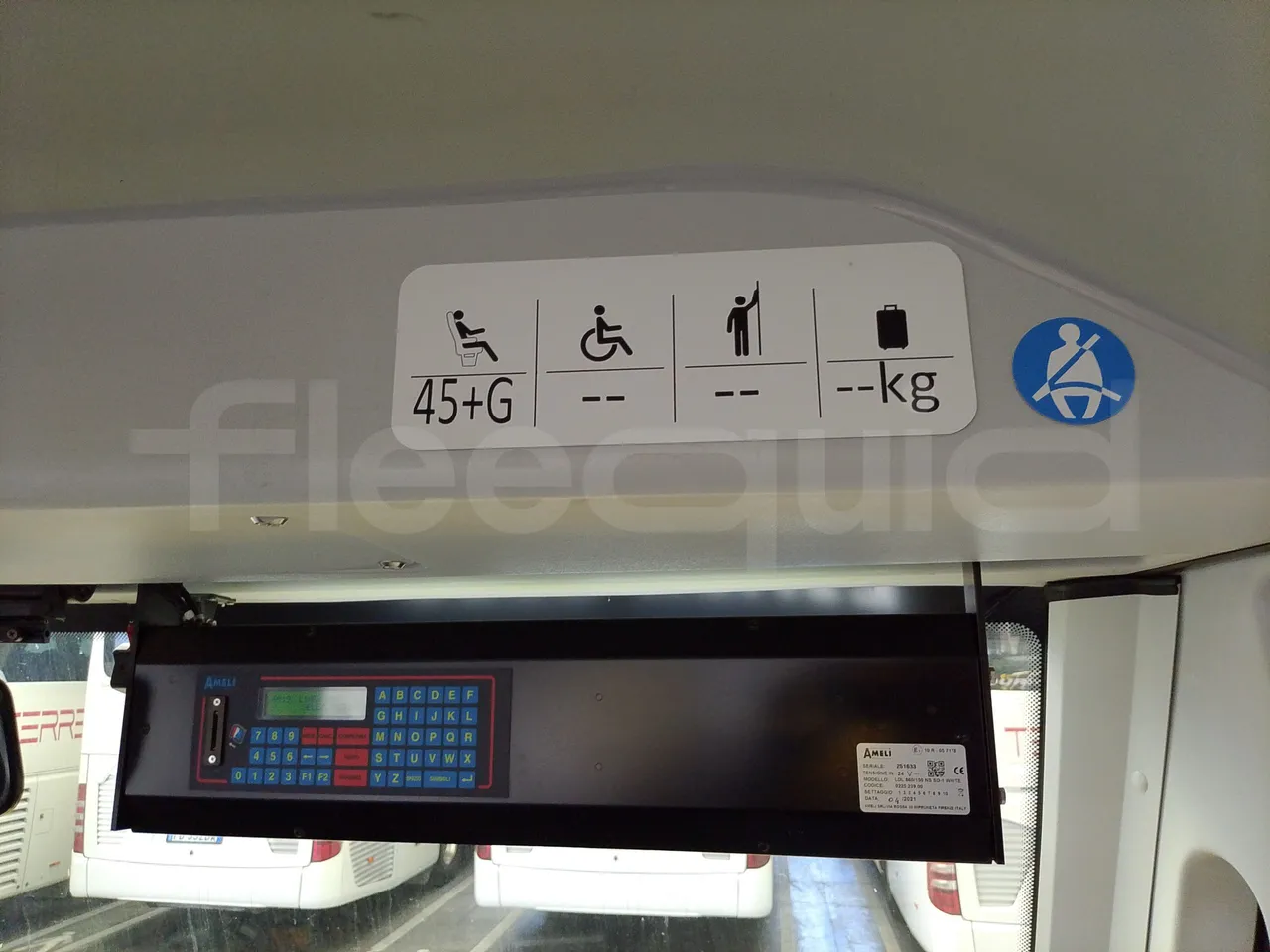 Iveco Indcar WGIVMY11 MOBI SCUOLABUS - EUR6 - 100Kw - 8,592m - seat plate photo
