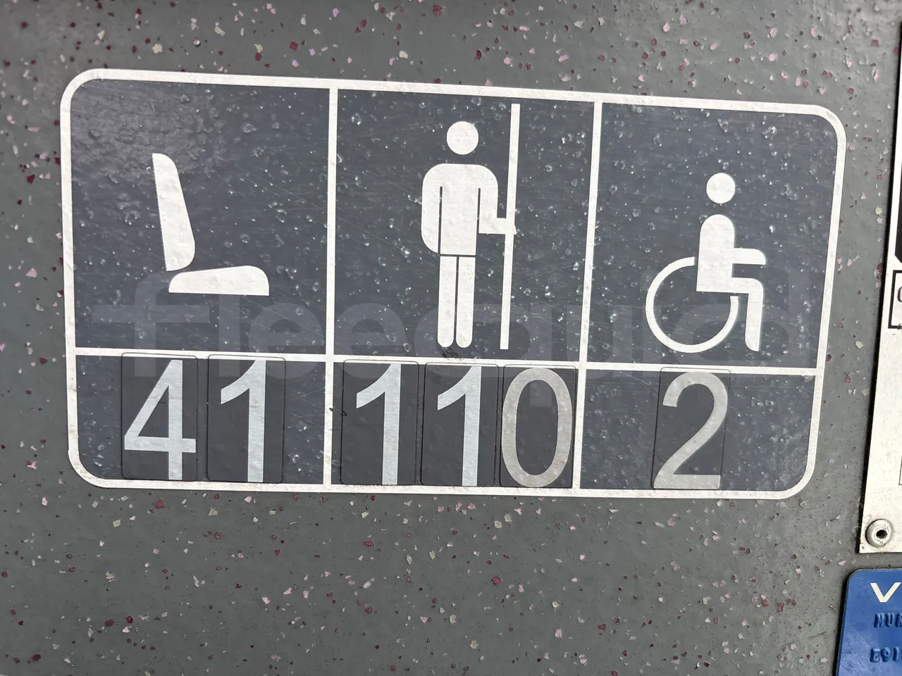 Mercedes-Benz O 530 G-EURO4 - 220kW-17.940M - seat plate photo