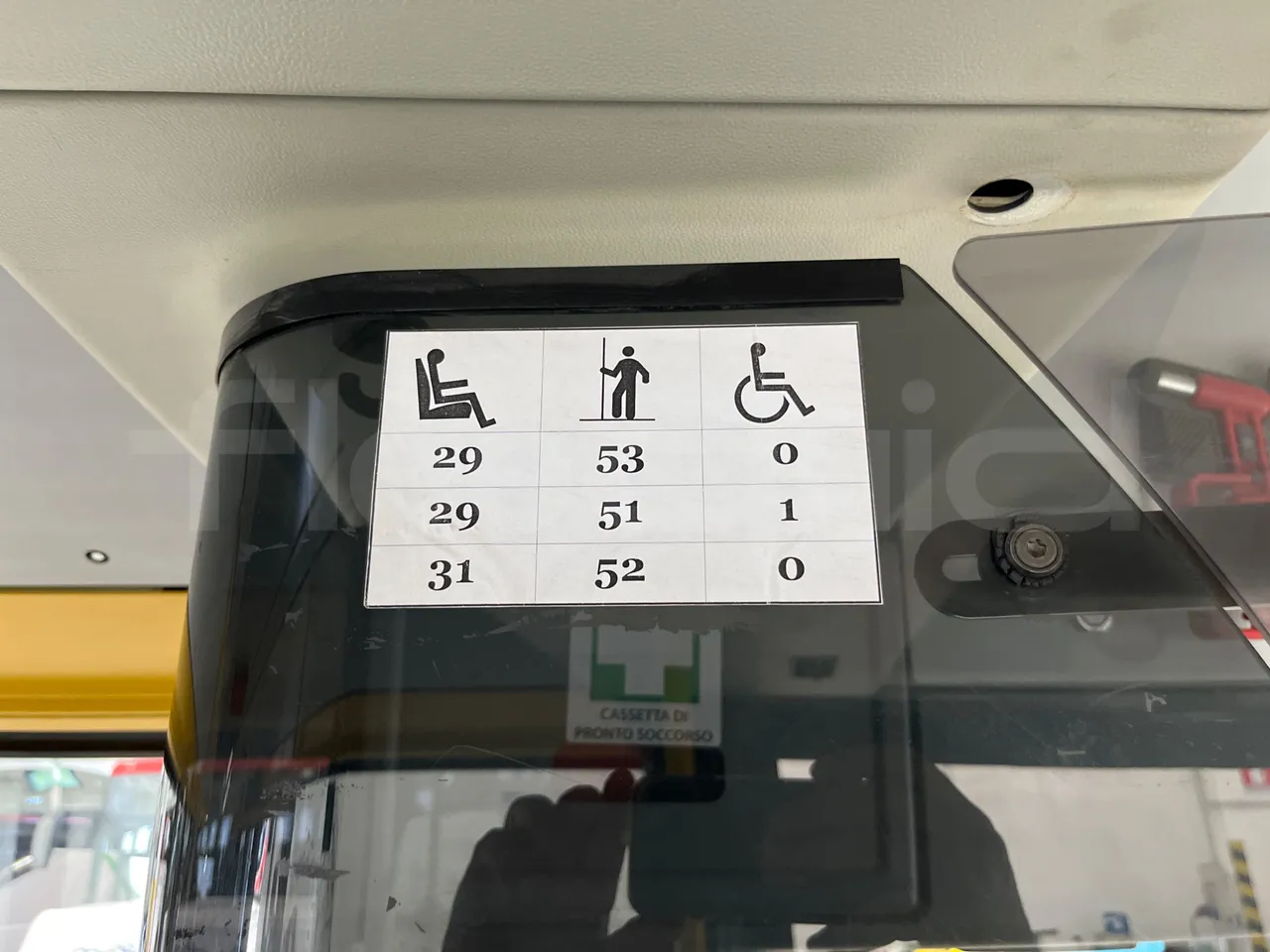 Mercedes-Benz Citaro Evobus MB0530/ Euro 5 - 210 Kw - 10,503 Mt - seat plate photo