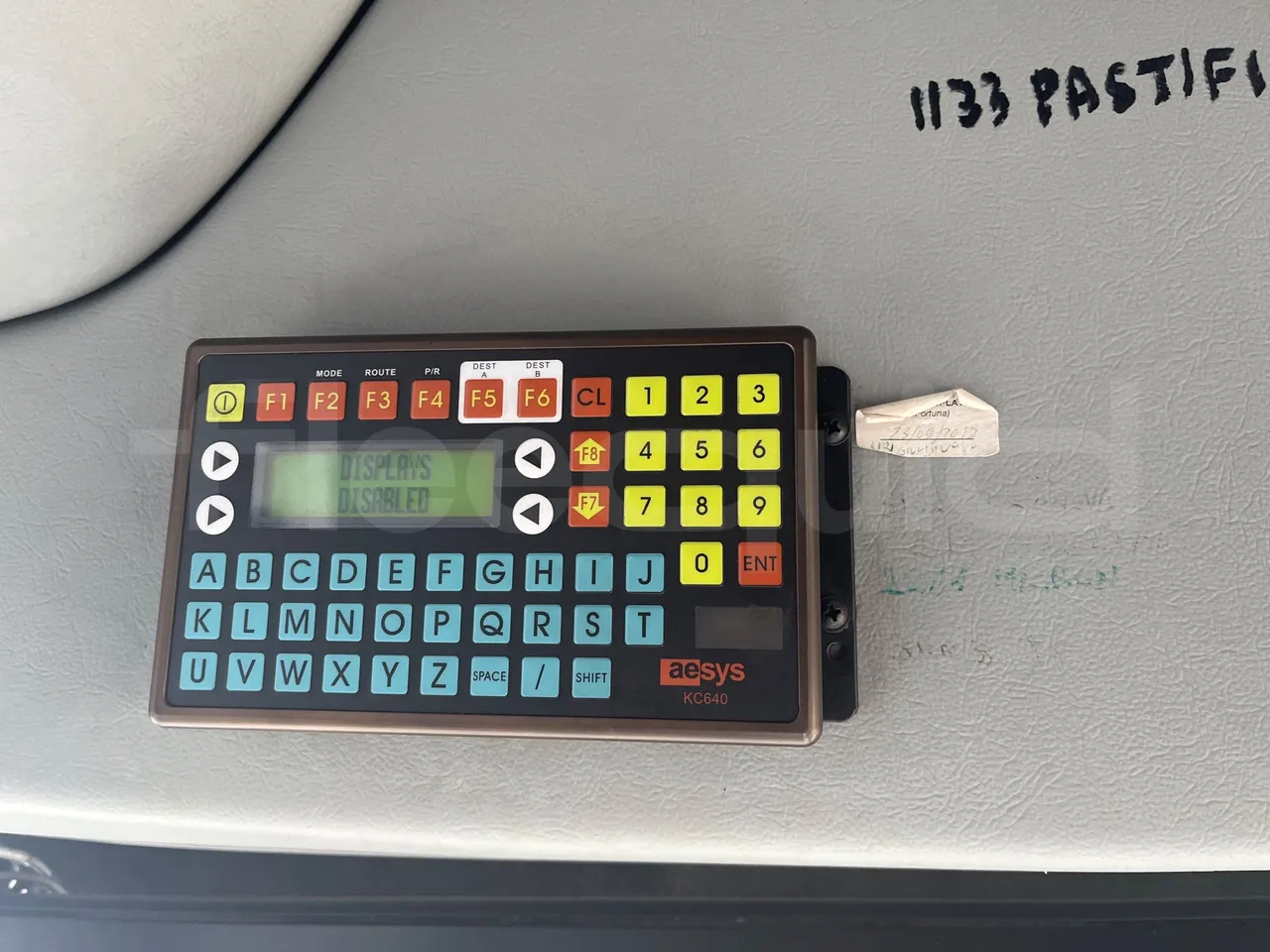 Temsa Safari RD RAT153 - EUR5 - 266kW - 12.200m - command unit indicators