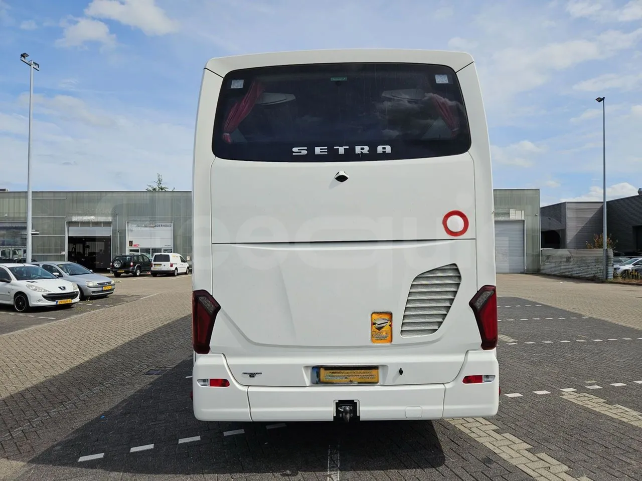 Setra S516 HD/2 - EUR6 - 315kW - 13.12m - rear hatch closed