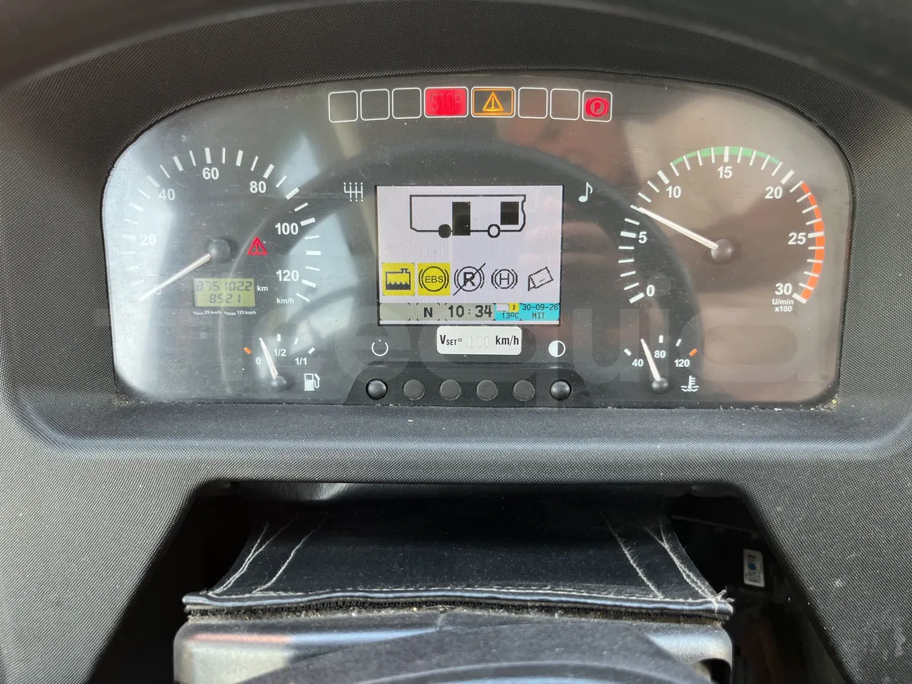 Temsa Safari - Dashboard Engine On
