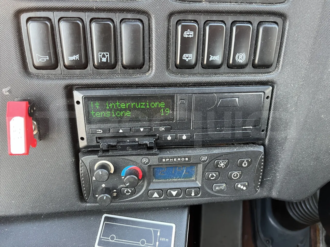 Temsa Safari - Tachograph