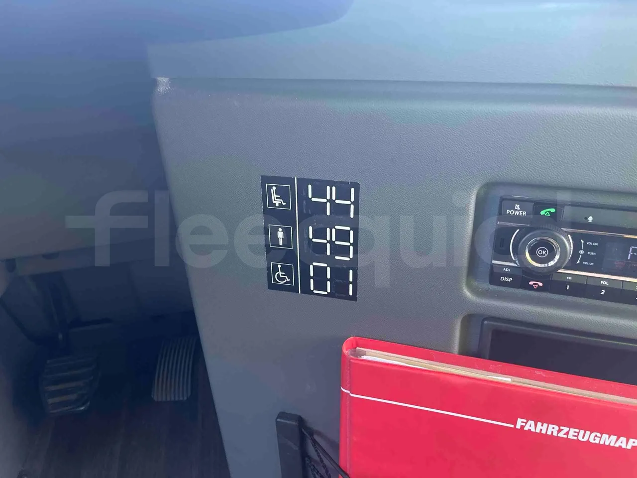Man Lion's Intercity - seat plate photo