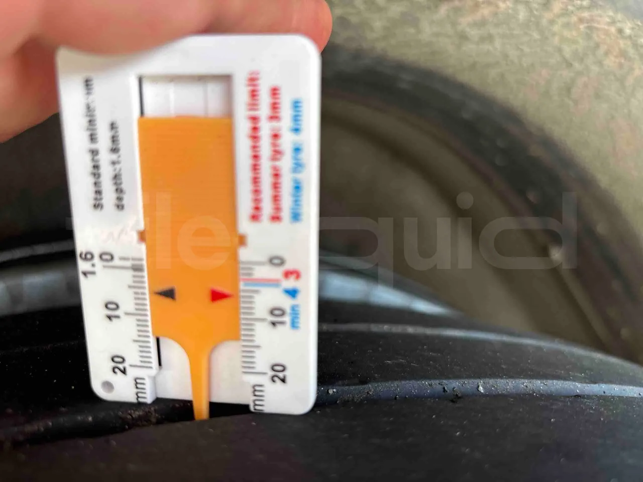 Temsa Safari - Second Axle Left Side: Tyre Tread