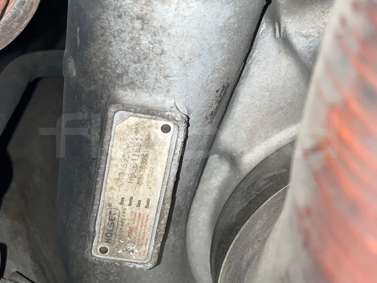 Irisbus 397E.12 397EF3/ Euro 5 - 331 Kw - 12.8 Mt - engine plate photo