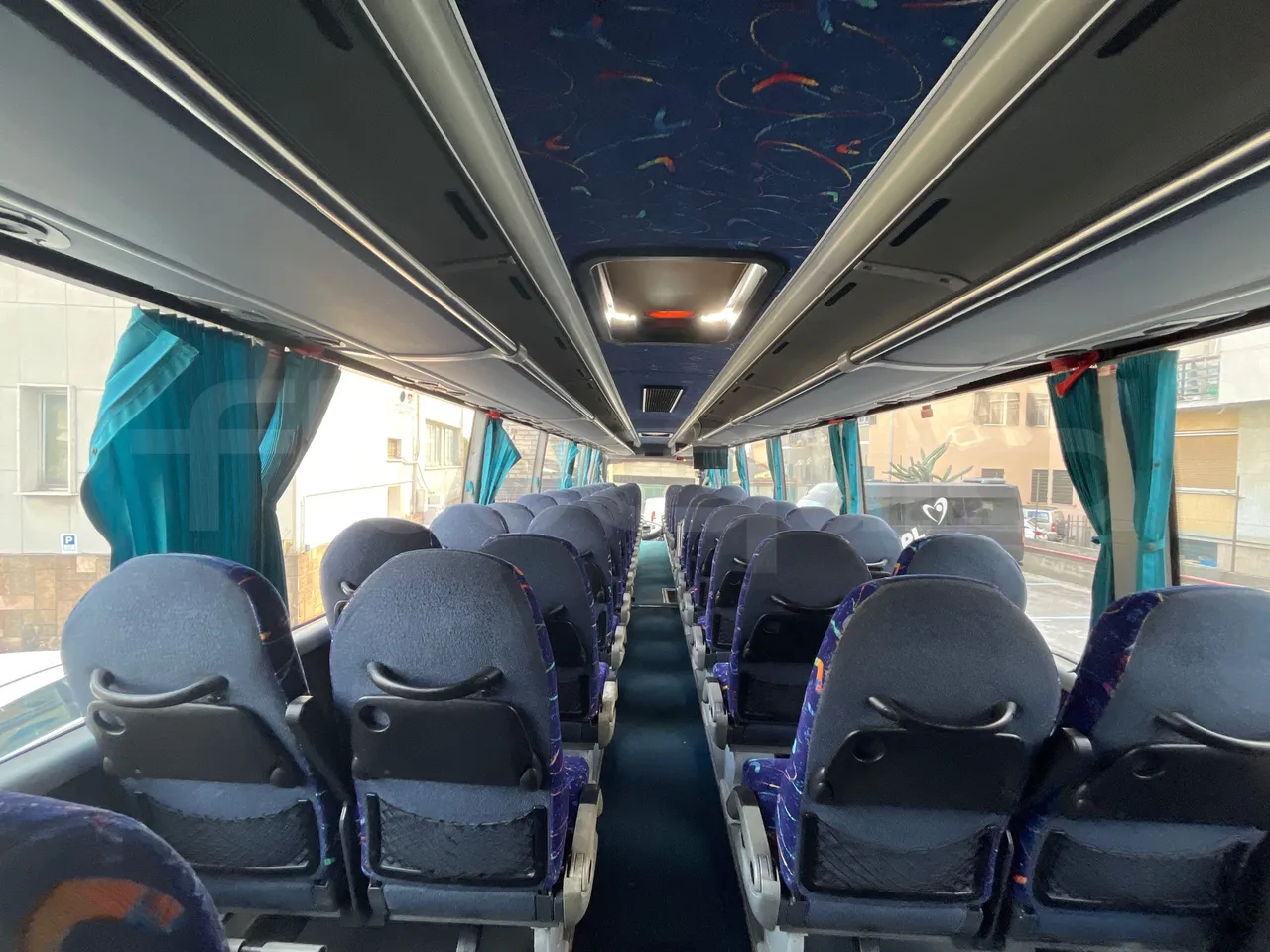 Iveco 397E Atlantis - EUR3 - 316kW - 13.750m - forward view all seats last row height