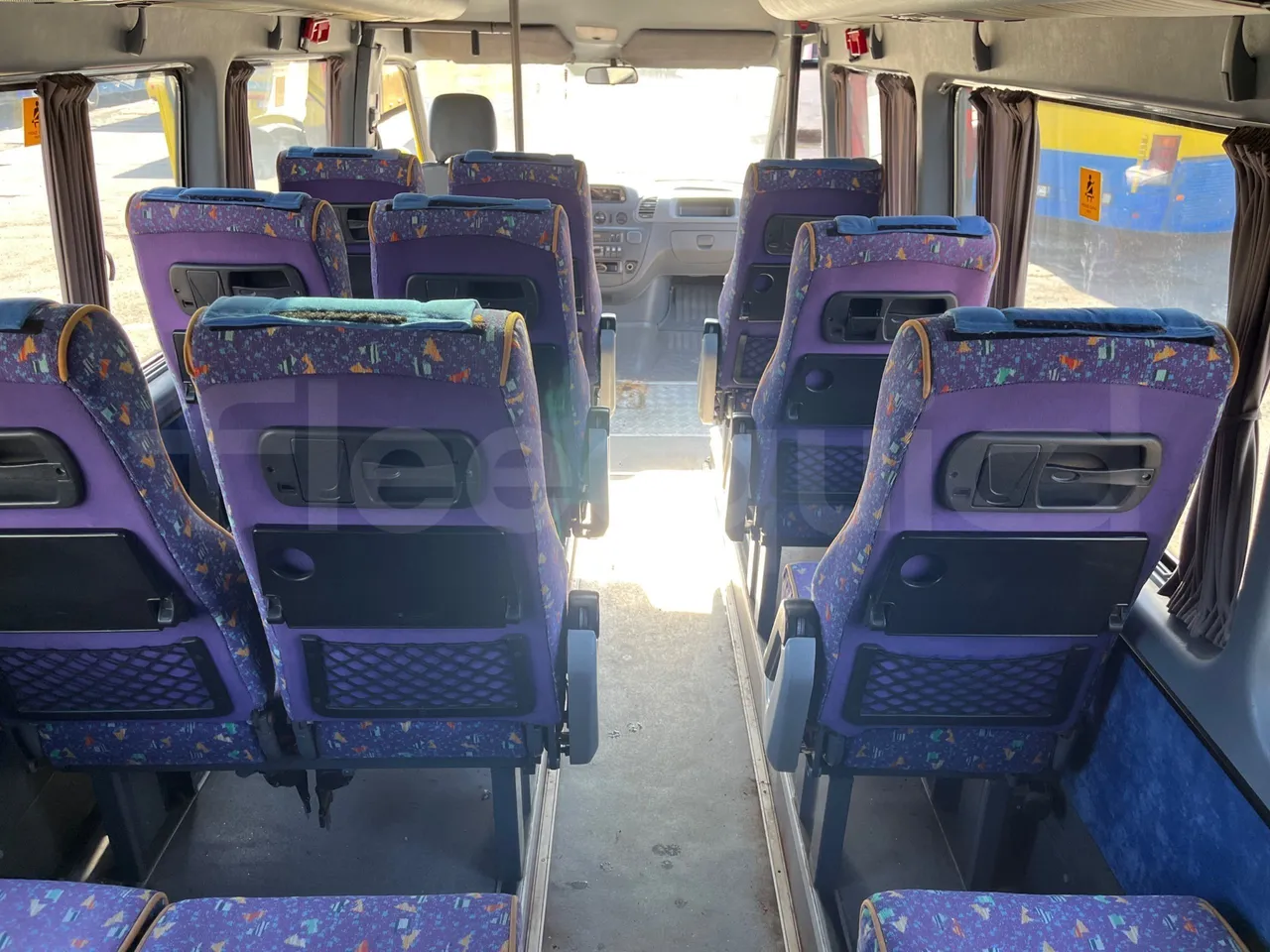 Mercedes-Benz Sprinter 416CDI - EUR4 - 115kW - 6.985m - forward view all seats last row height