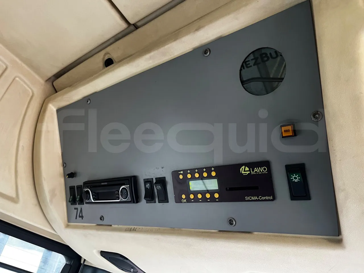 Heuliez GX127 GX 127 - Euro 5 - 194 kW - 10.645 mt - command unit indicators