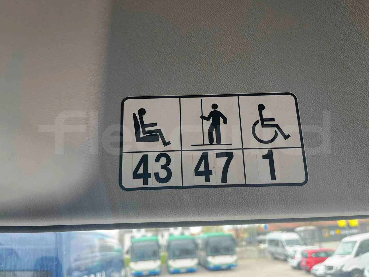 Mercedes-Benz Citaro O 530 LE - Euro 5 - 220 kW - 12.040 mt - seat plate photo