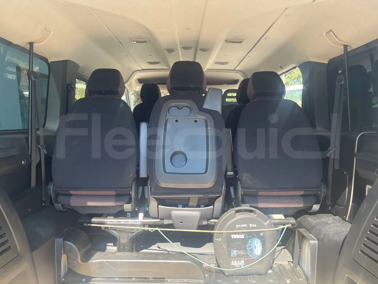 Fiat Ducato 250AMMPA/ Euro 5 - 96 Kw - 4.963 Mt - forward view all seats last row height
