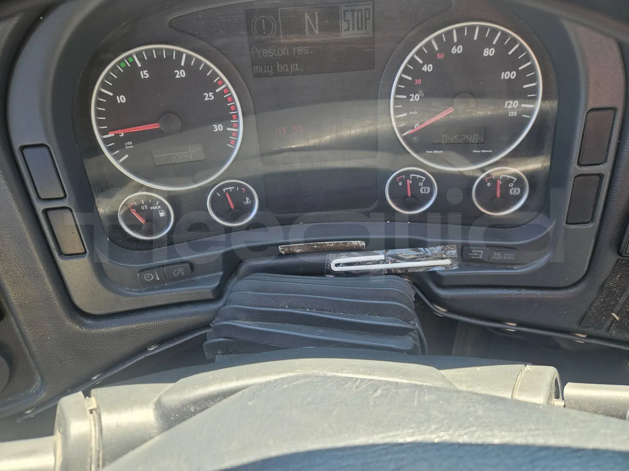 Man 18.463 HOCL Ratio - EUR4/338Kw/12.92Mt - dashboard lights on