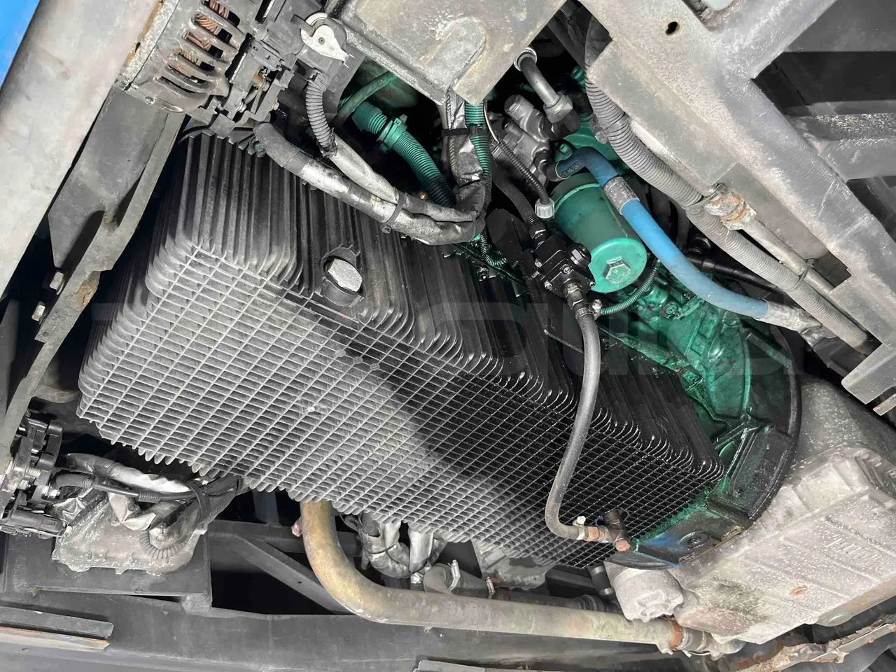 Solaris Urbino - engine without protection
