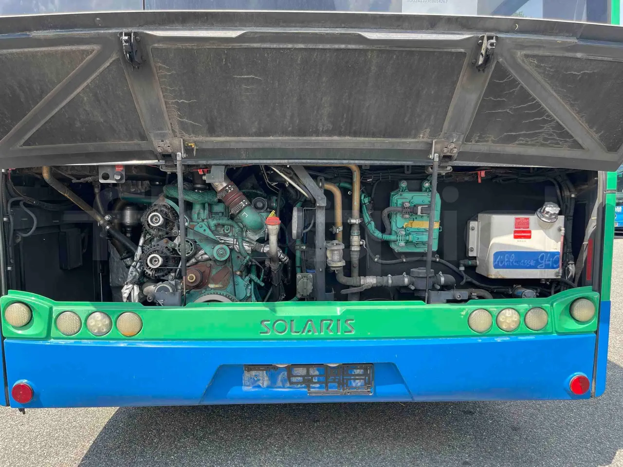 Solaris Urbino - rear hatch open