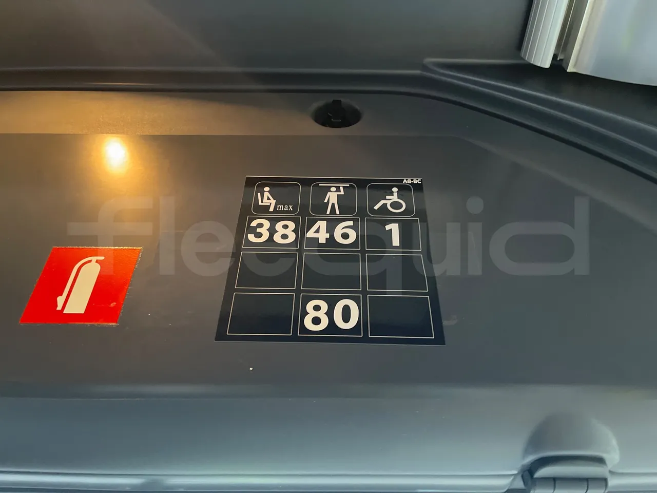 Vdl Citea LLE-120/255 405E1 - Euro6 - 182kW - 11.980mt - seat plate photo