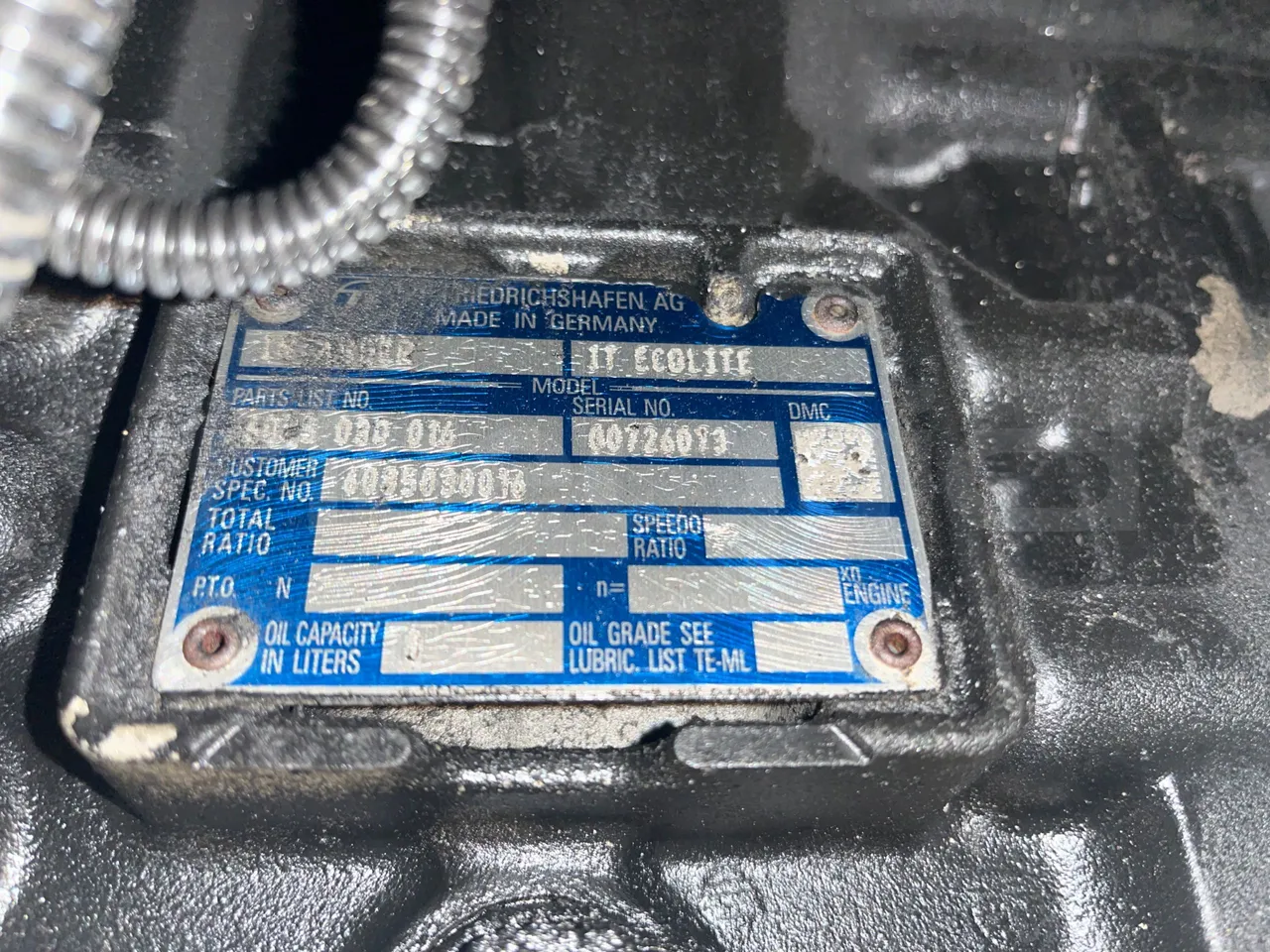 Neoplan JETLINER B274600 - Euro6 - 294kW - 13mt - gearbox plate photo