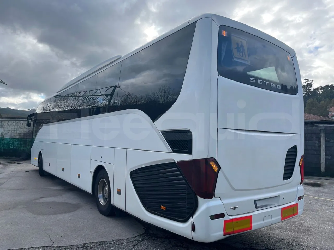 Setra S516 410 02 - EUR6 - 315kW - 13.115m - 3/4 left rear side