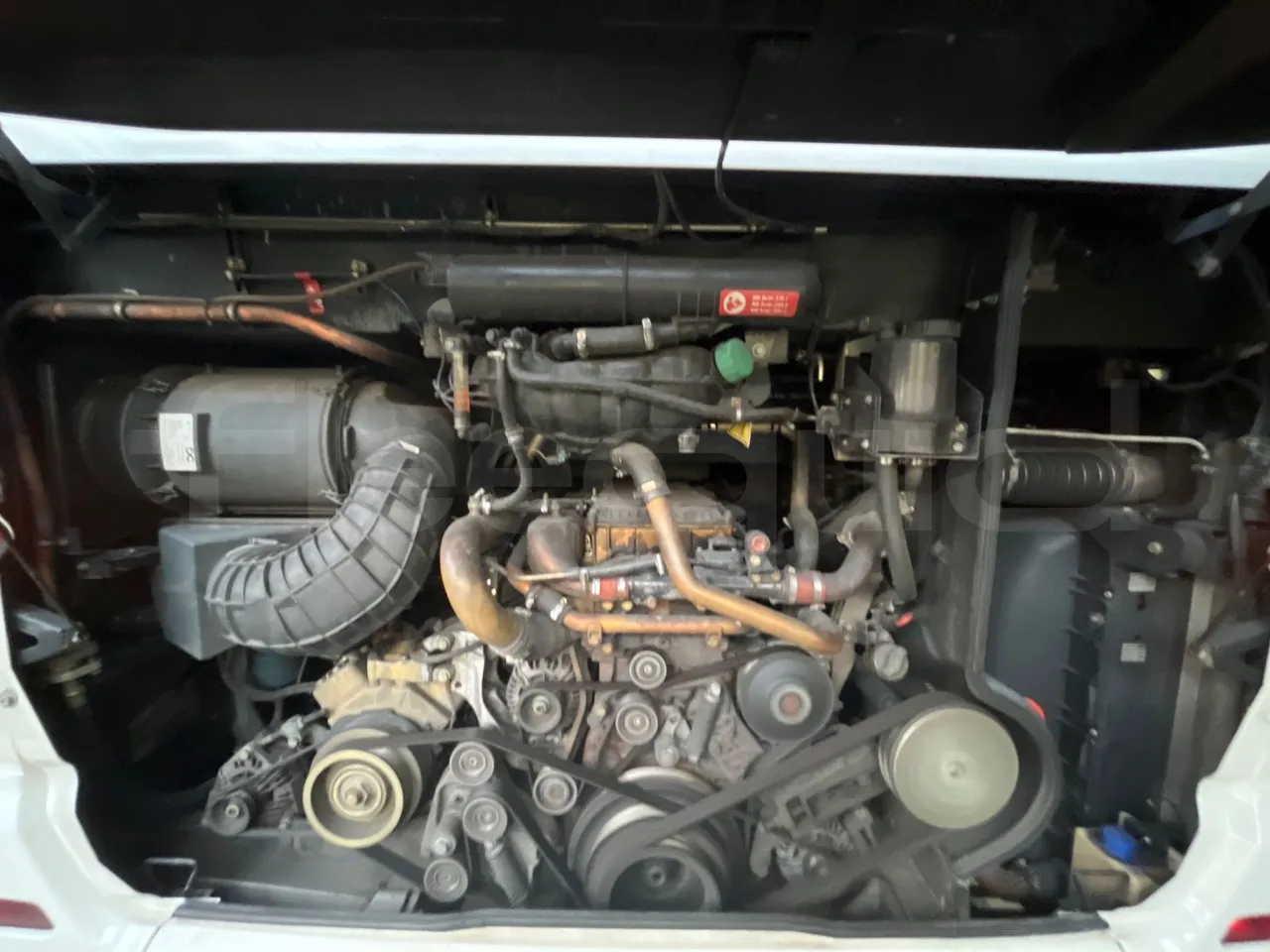 Setra S516 410 02 - EUR6 - 315kW - 13.115m - rear hatch open