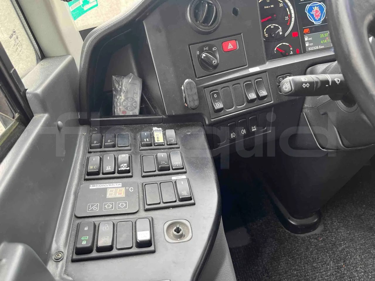 Scania Touring HD - command unit indicators